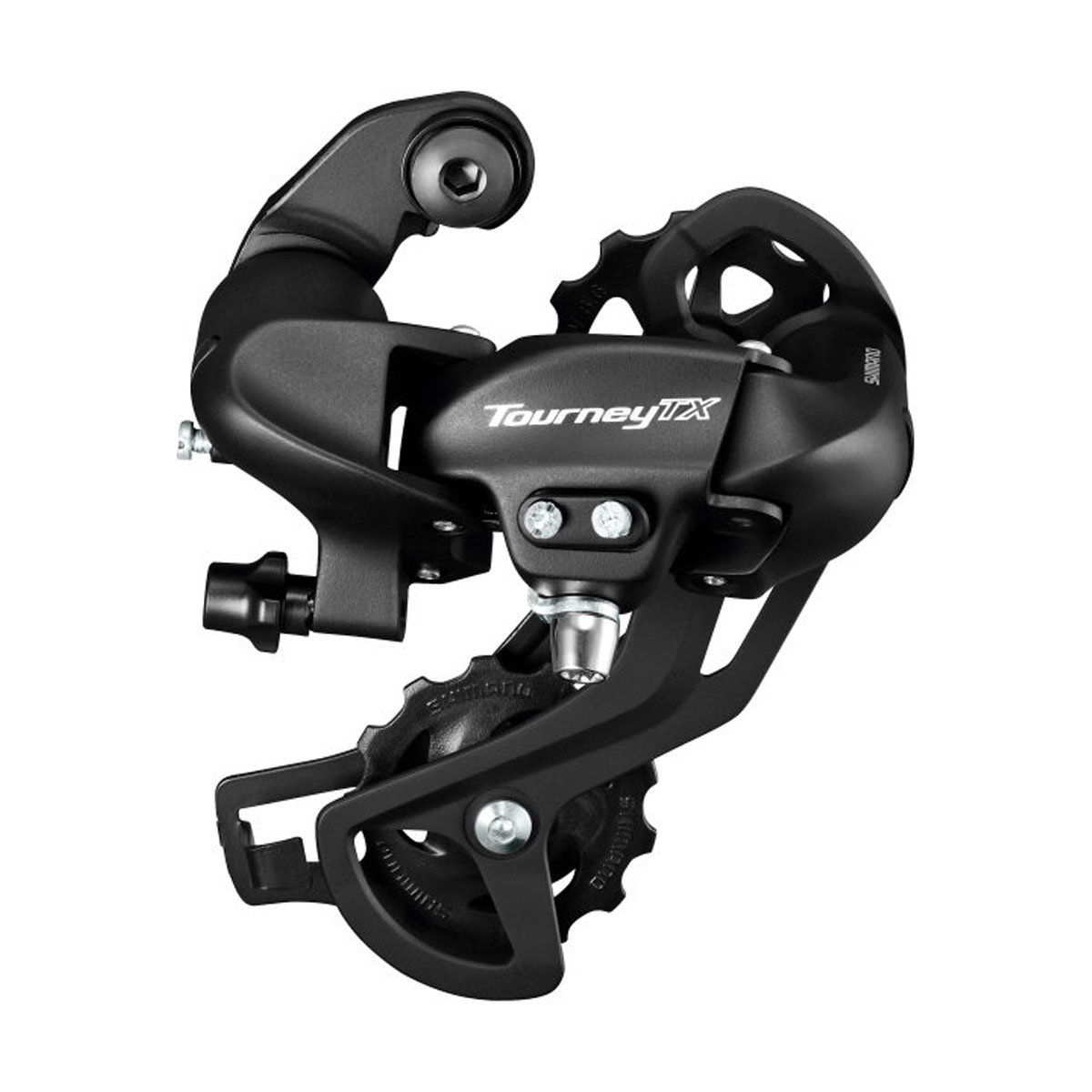 SHIMANO Prehadzovačka Tourney TX800 3 x 7-8 prevodov čierna