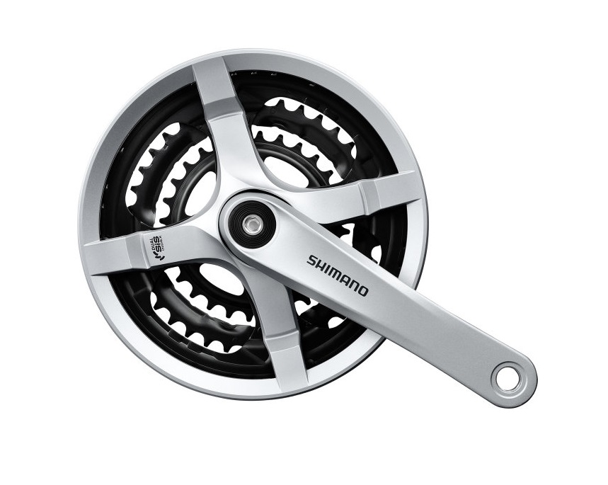 SHIMANO Stred Tourney FC-TY501 48-38-28 z. 3 x 6-7-8 prevodov strieborný