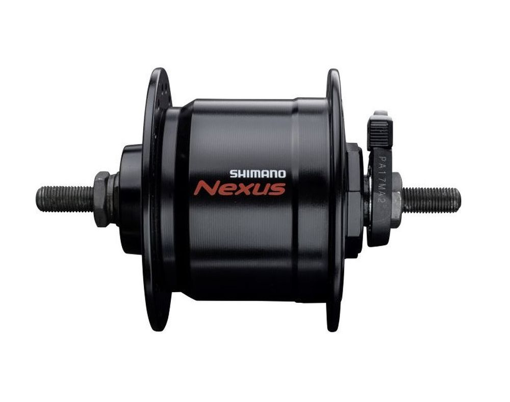 SHIMANO Náboj predný s dynamom DHC3000 36D matice čierny