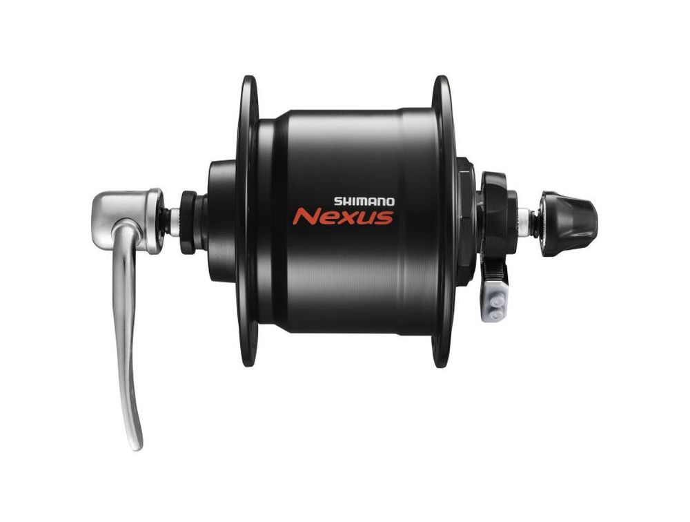 SHIMANO Náboj predný s dynamom DHC3000 32DRU čierny