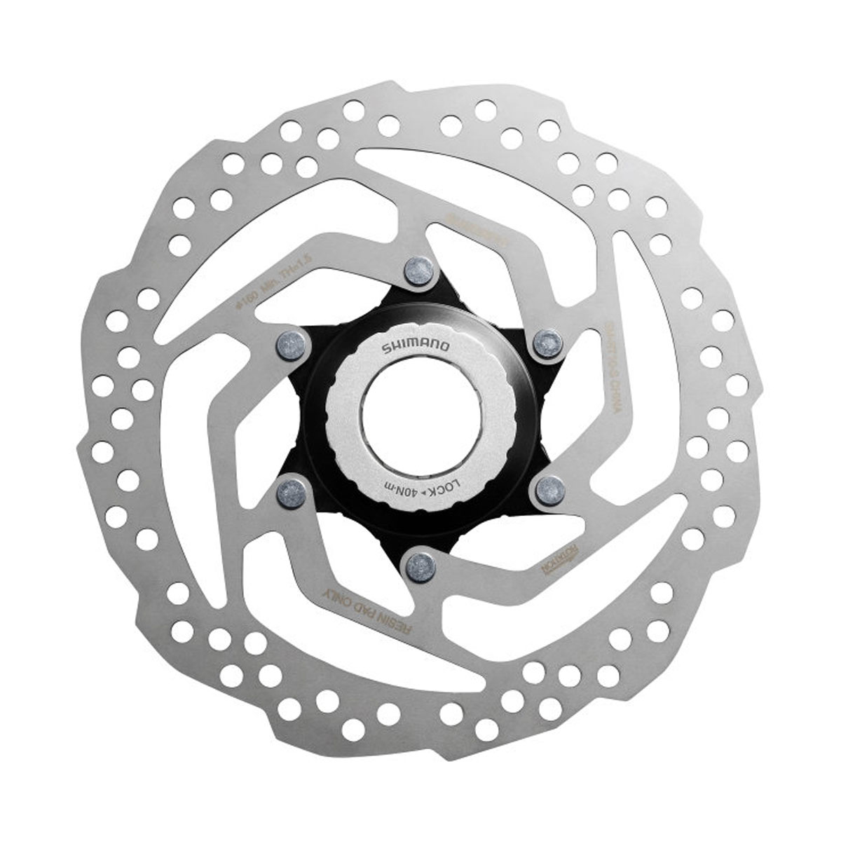 SHIMANO Brzdový kotúč SM-RT10 nút. matica 180 mm