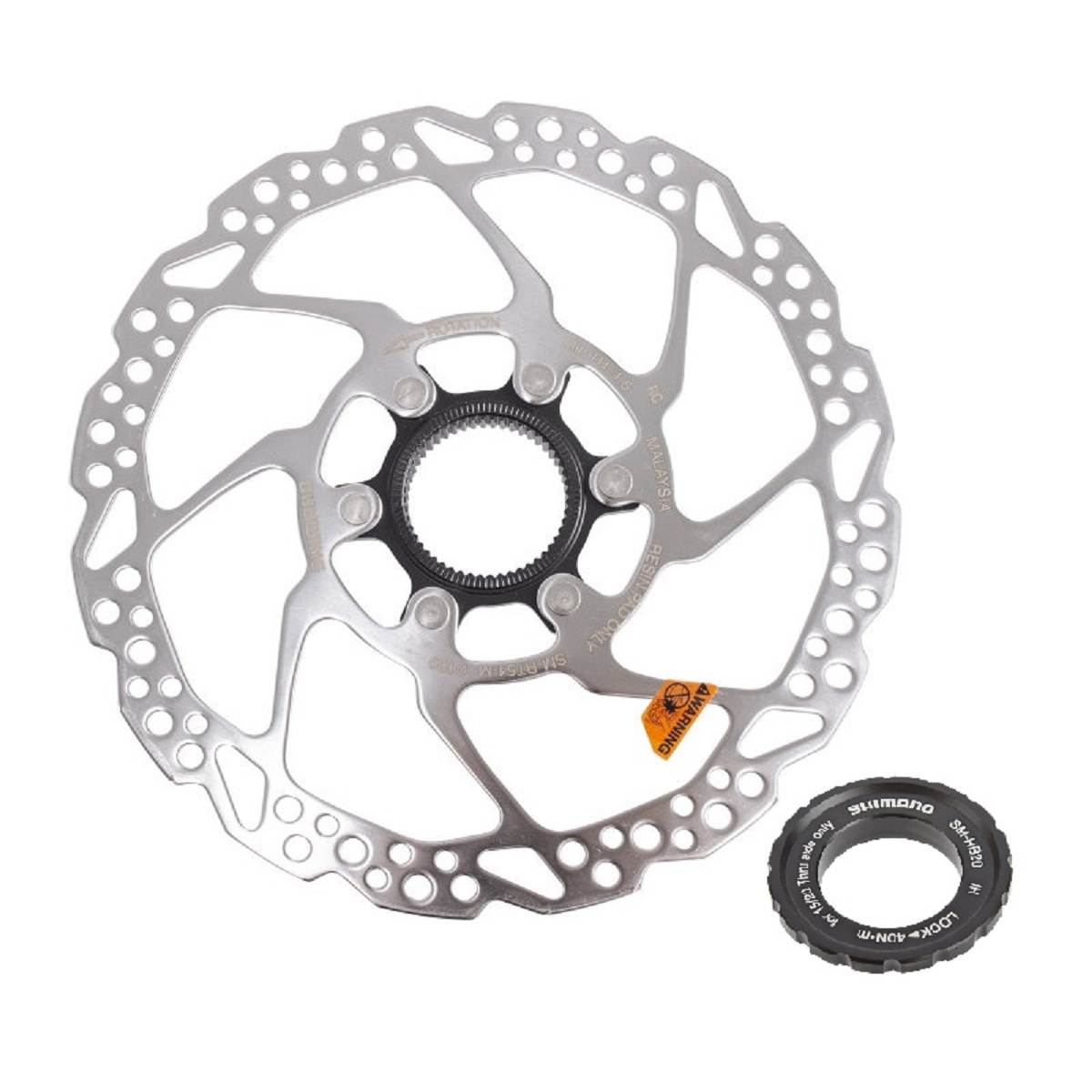 SHIMANO Brzdový kotúč SM-RT54 vonk. matica 180 mm