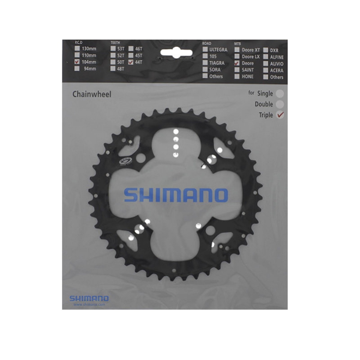 SHIMANO Prevodník M530/M591 44z.