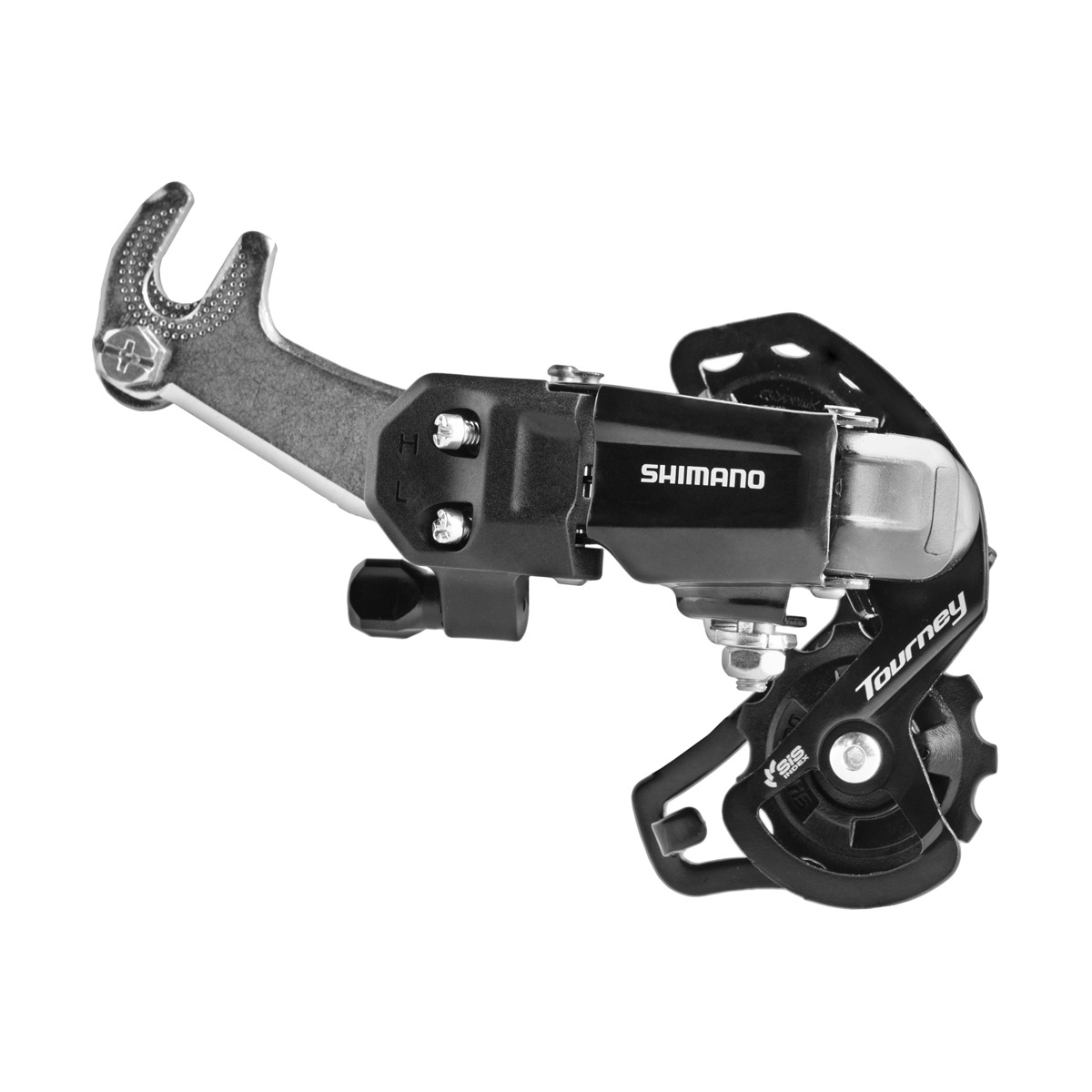 SHIMANO Prehadzovačka Tourney TY200SS 2 x 6-7 prevodov s hákom