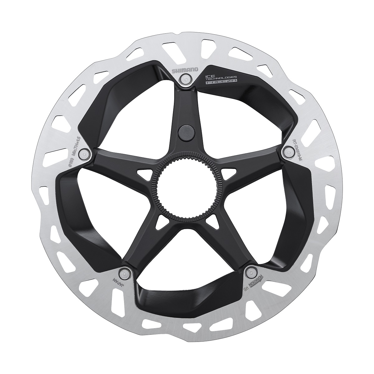SHIMANO Brzdový kotúč RT-EM910 vonk. matica 180 mm