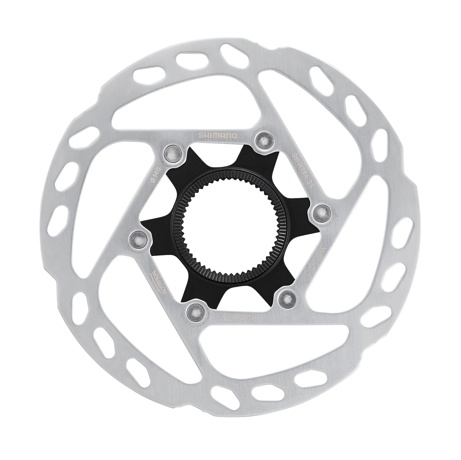 SHIMANO Brzdový kotúč SM-RT64 vnút. matica 140 mm