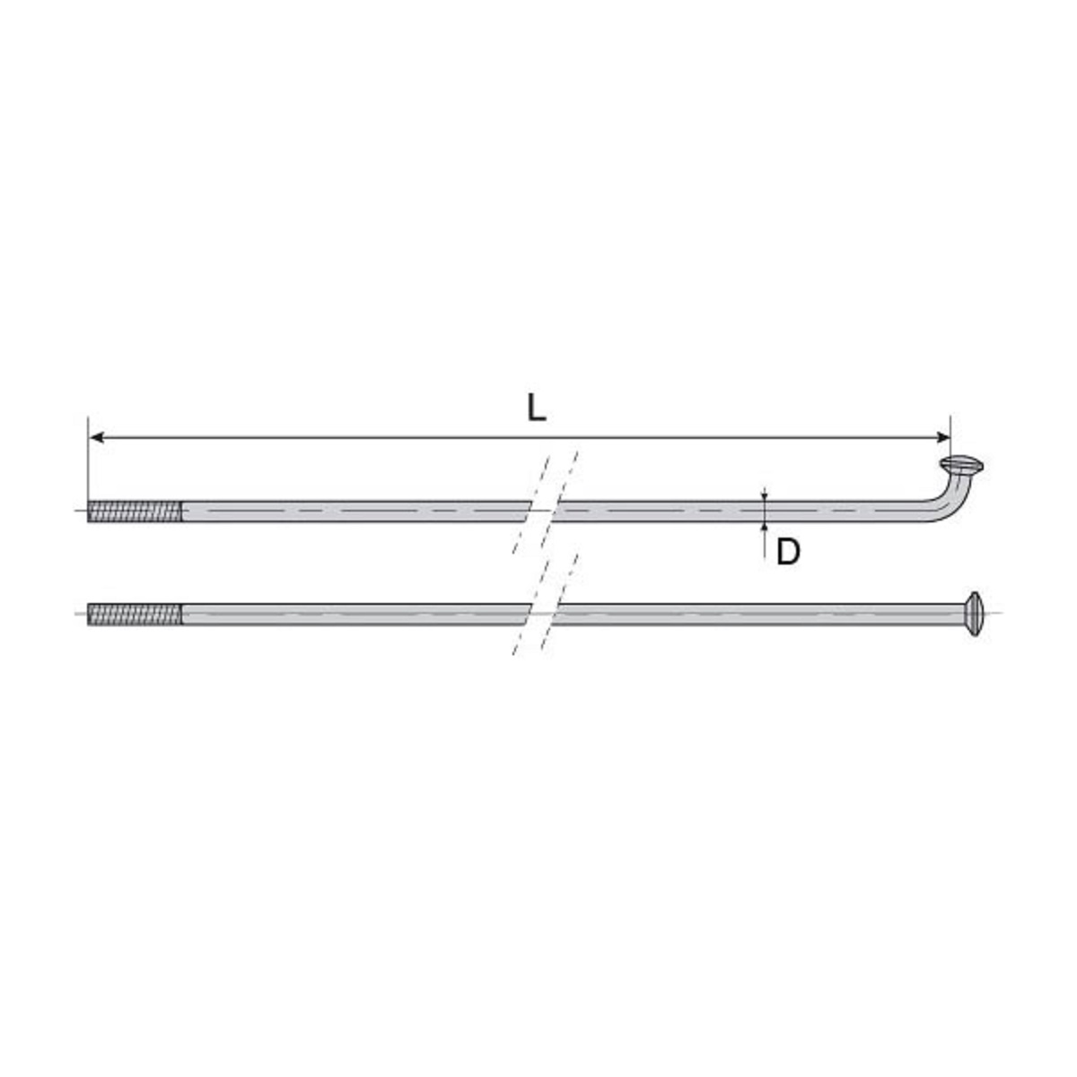 MACH1 Špice Inox Plus 258 mm strieborné